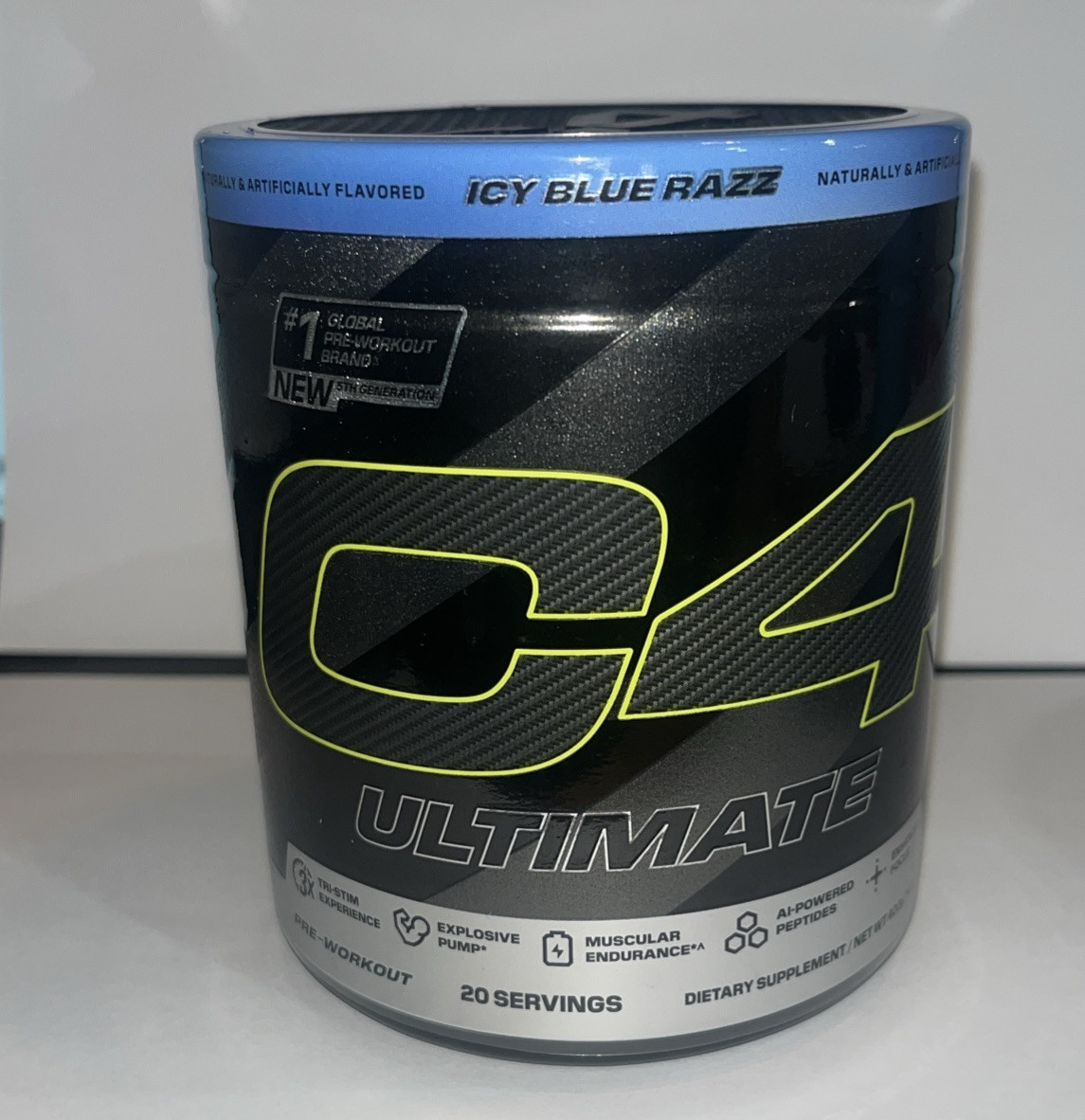 C4 Ultimate, Pre-Workout, Icy Blue Razz, 14.1 oz (400 g)