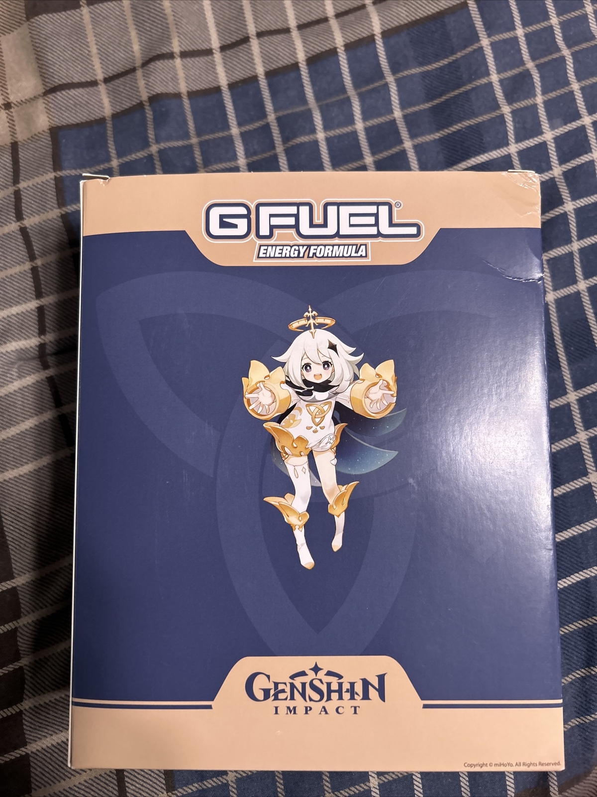 GFUEL Genshin Impact Paimon Traveler’s Ale Collector’s Box + Metal Shaker G FUEL