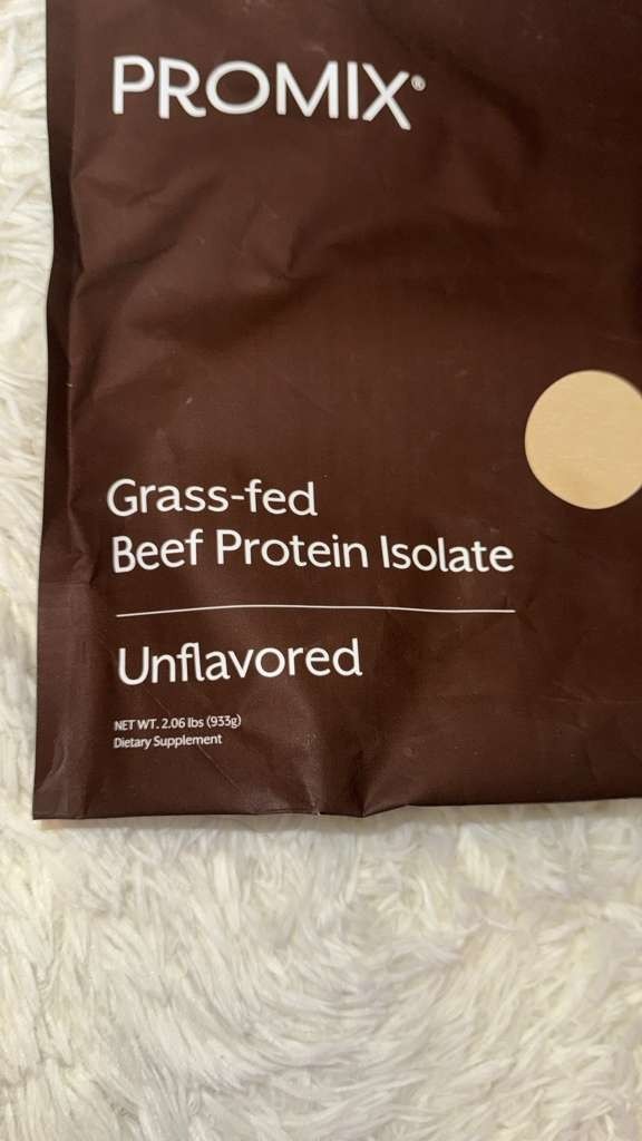 PROMIX Grass-Fed Beef Protein Isolate Unflavored 2.06 lb Protein Powder