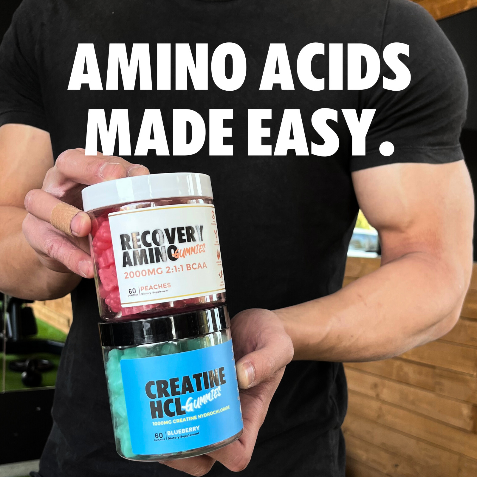 Recovery+ BCAA Gummies – 2:1:1 Branched Chain Amino Acids