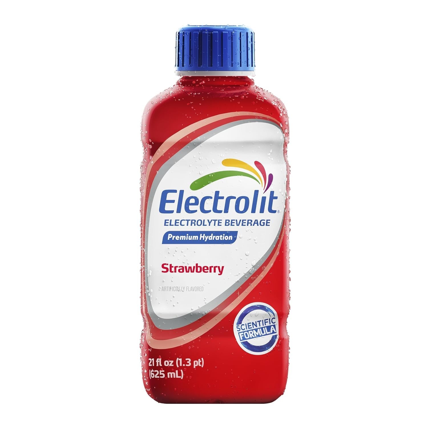 Electrolit, Electrolyte Beverage, Strawberry 21 Fl Oz bottle (Pack of 12)