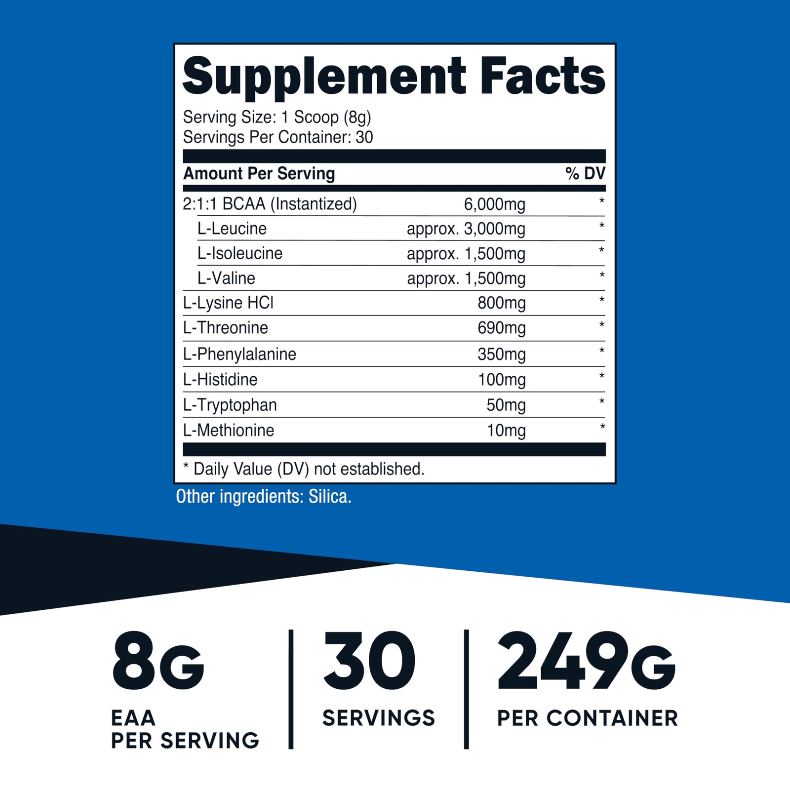 Nutricost EAA Powder 30 Servings (Unflavored) – 8.8 Ounce (Pack of 1), Red