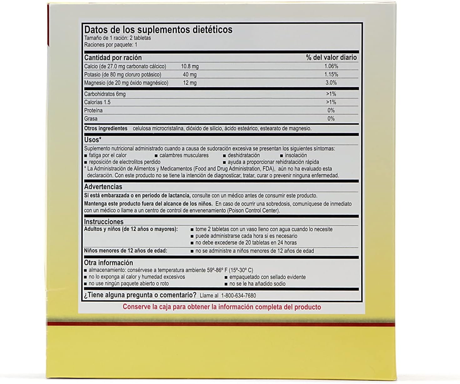 50 Electrolyte Pills Tablets First Aid Emergency Camping Survival Refill Kits