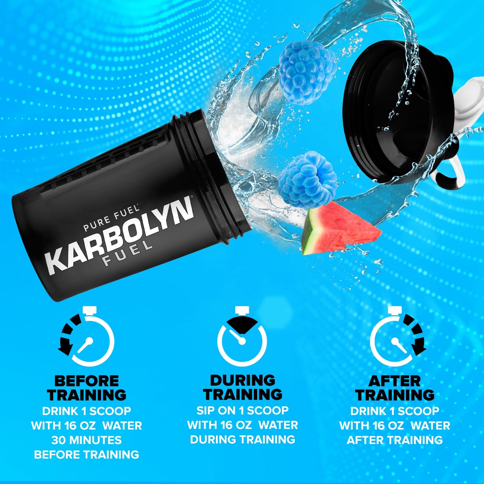 EFX Sports Karbolyn Fuel | FastAbsorbing Carbohydrate Powder | Carb Load, Sus…