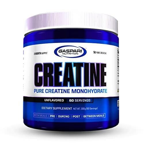 Pure Creatine Monohydrate 5g 60 Servings Unflavored Muscle
