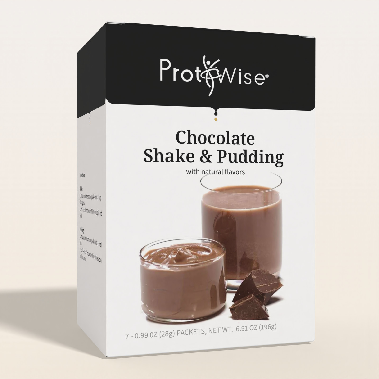 ProtiWise Chocolate Protein Shakes, Low Carb Low Calorie KETO Friendly Diet 7ct