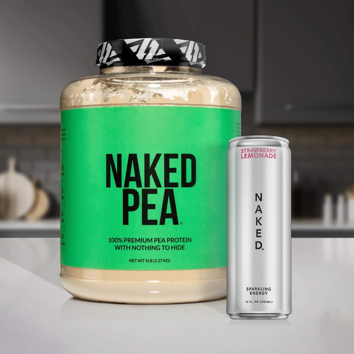 NAKED Pea Vanilla Protein Powder – 5lb Bulk, Plant Based, Vegan, Non-GMO, Gluten