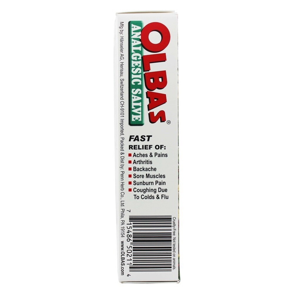 Olbas Analgesic Salve Natural Herbal Formula Pain Relieving Cream, 1 Ounces