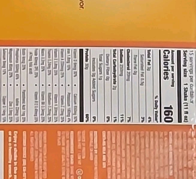 Premier Protein Orange Cream Swirl Shake 30g Protein Gluten-Free Low Fat 15pk