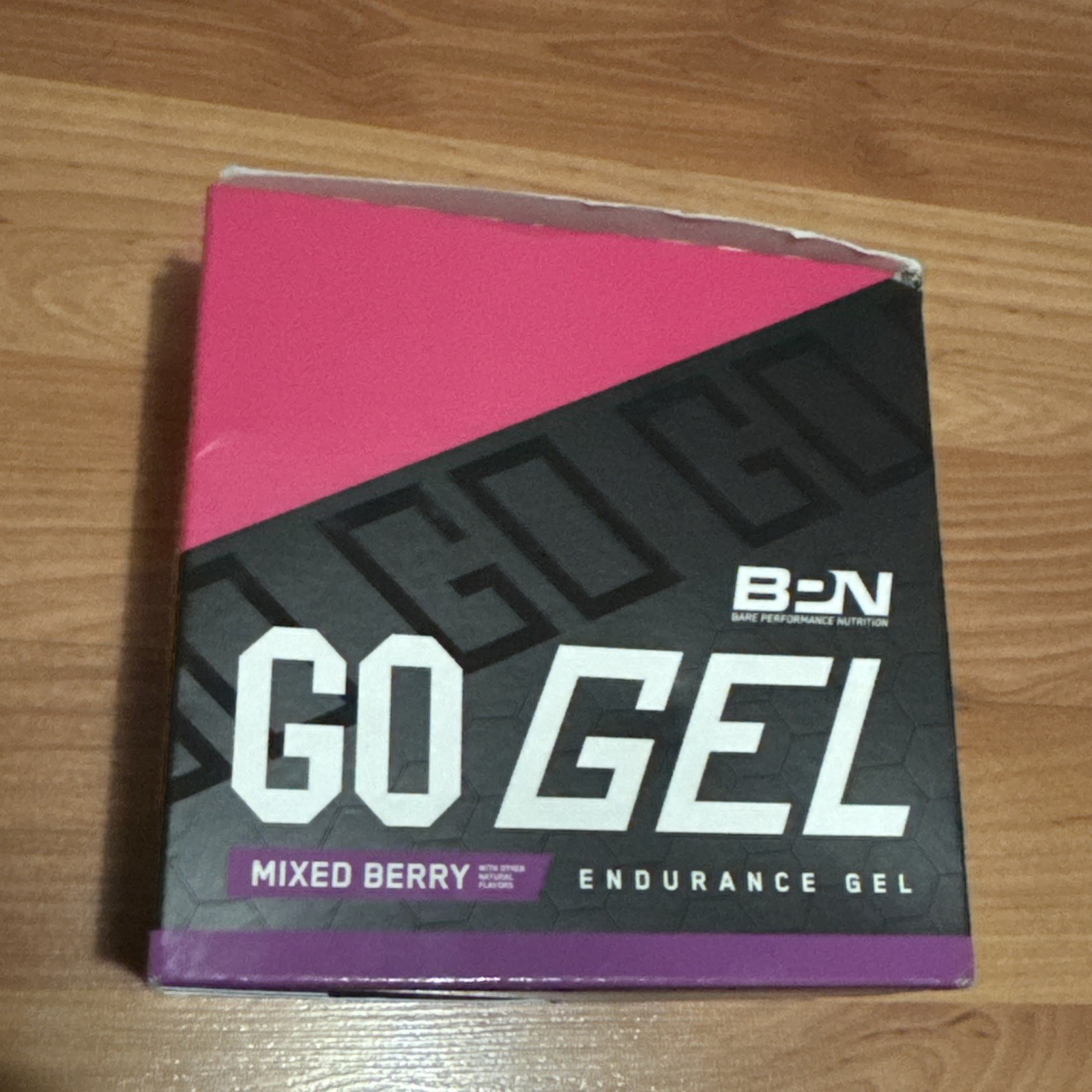 BPN Go Gel Endurance Mixed Berry 10 Packs 24g Carbs 100 Calories Vegan Exp 8/27