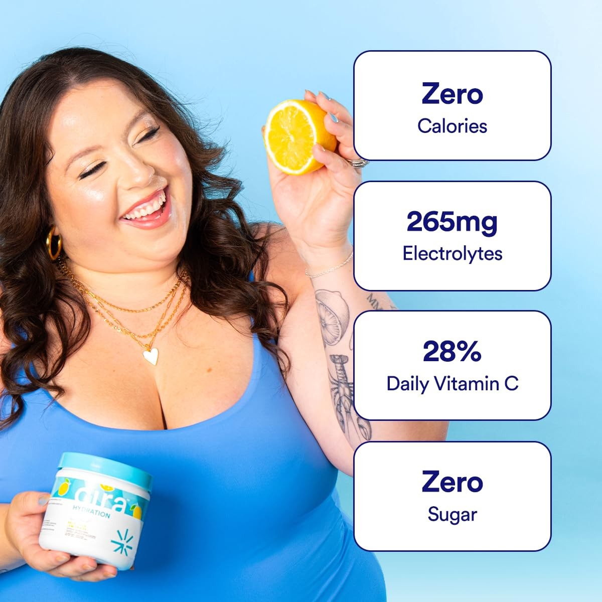 Cira Hydration Electrolyte Drink Mix Powder Alicia McCarvell Himalayan Salt