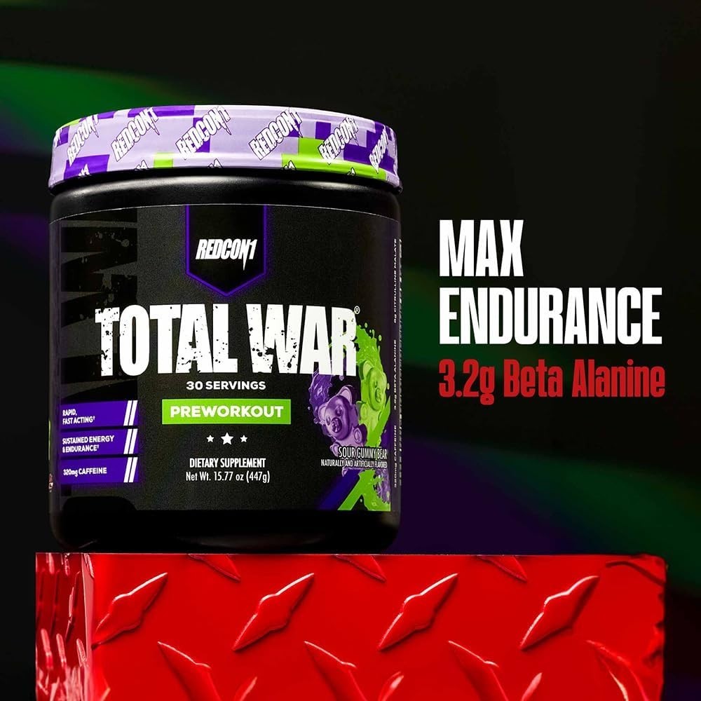 Unstoppable Power: Total War Pre Workout with Beta Alanine & Citrulline Malate
