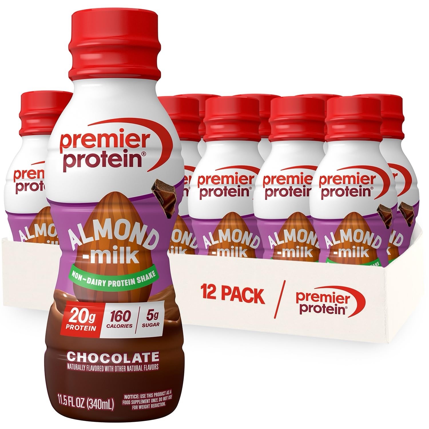 •*.Premier Protein Almondmilk, 11.5 fl oz, 12-pack, Chocolate 🍫*.•
