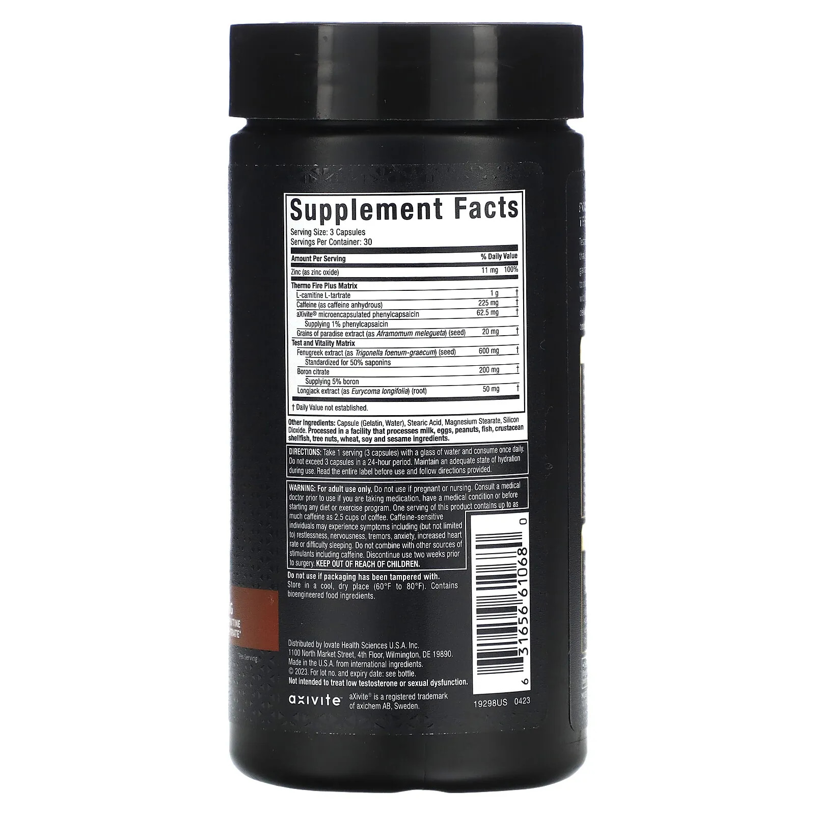 Alpha Test Thermo, 90 Capsules, EXP 09/2026 – BUY MORE & SAVE!!