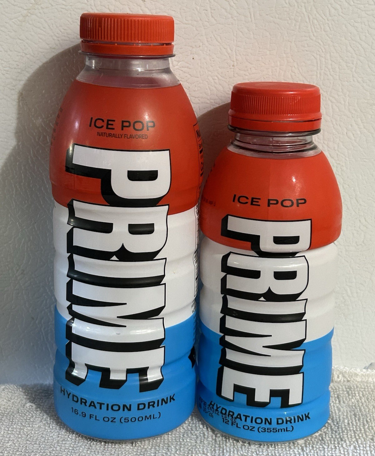 PRIME Ice Pop Electrolyte Hydration Drink, Liquid Formulation Bottles