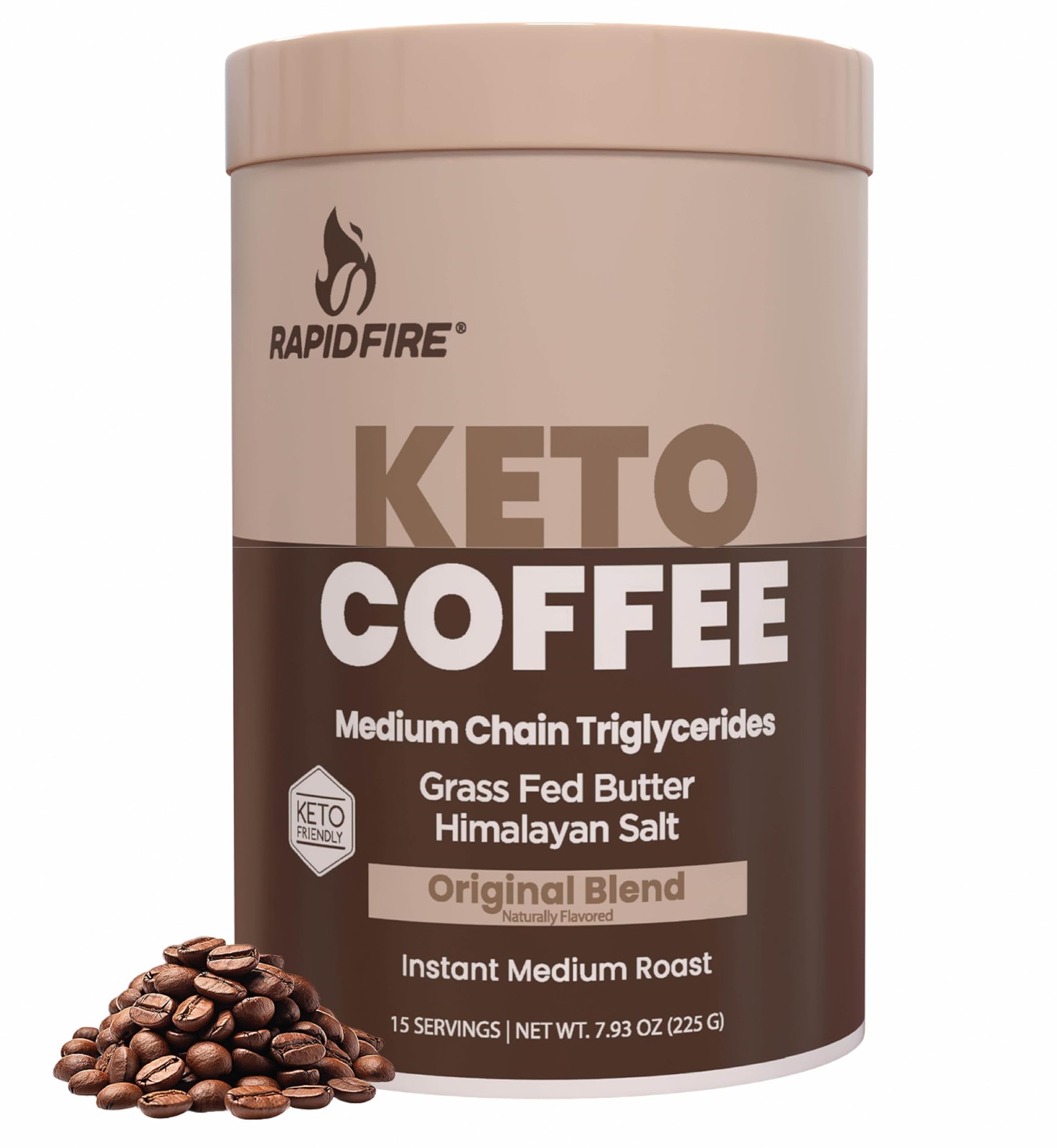 Rapid Fire Instant Coffee with MCT Oil & GrassFed Butter – Energy, Focus & Me…