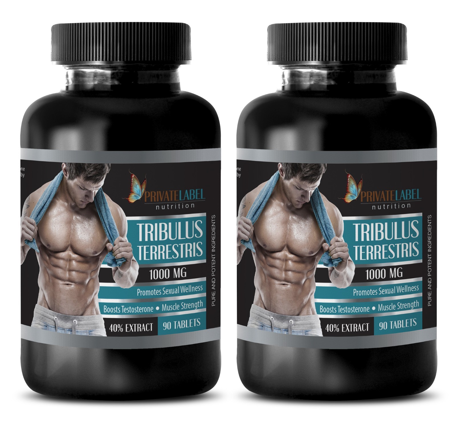 Tribulus Terrestris 1000mg Bodybuilding Testosterone Booster 2 Bot 180 Tabs