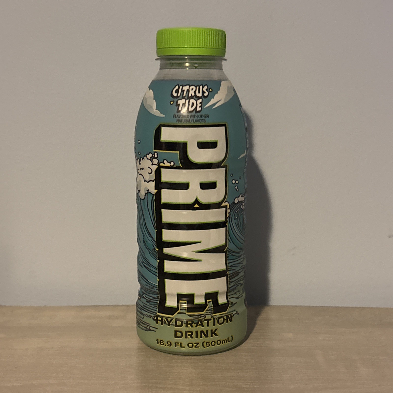 *NEW* Prime Hydration Drink Citrus Tide Gluten-Free Caffeine-Free 16.9 fl oz