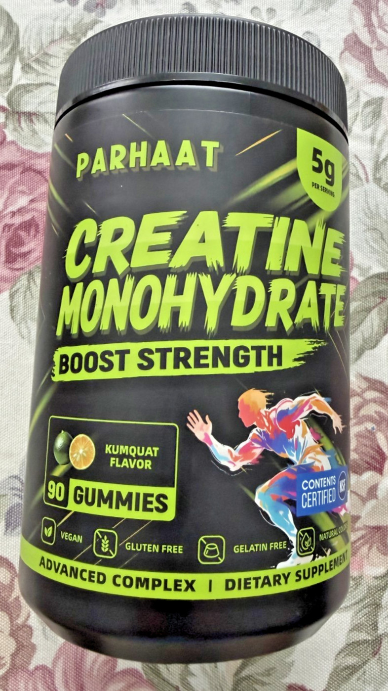 Parhaat NSF Certified Creatine Gummy – Creatine Monohydrate Gummies 5g