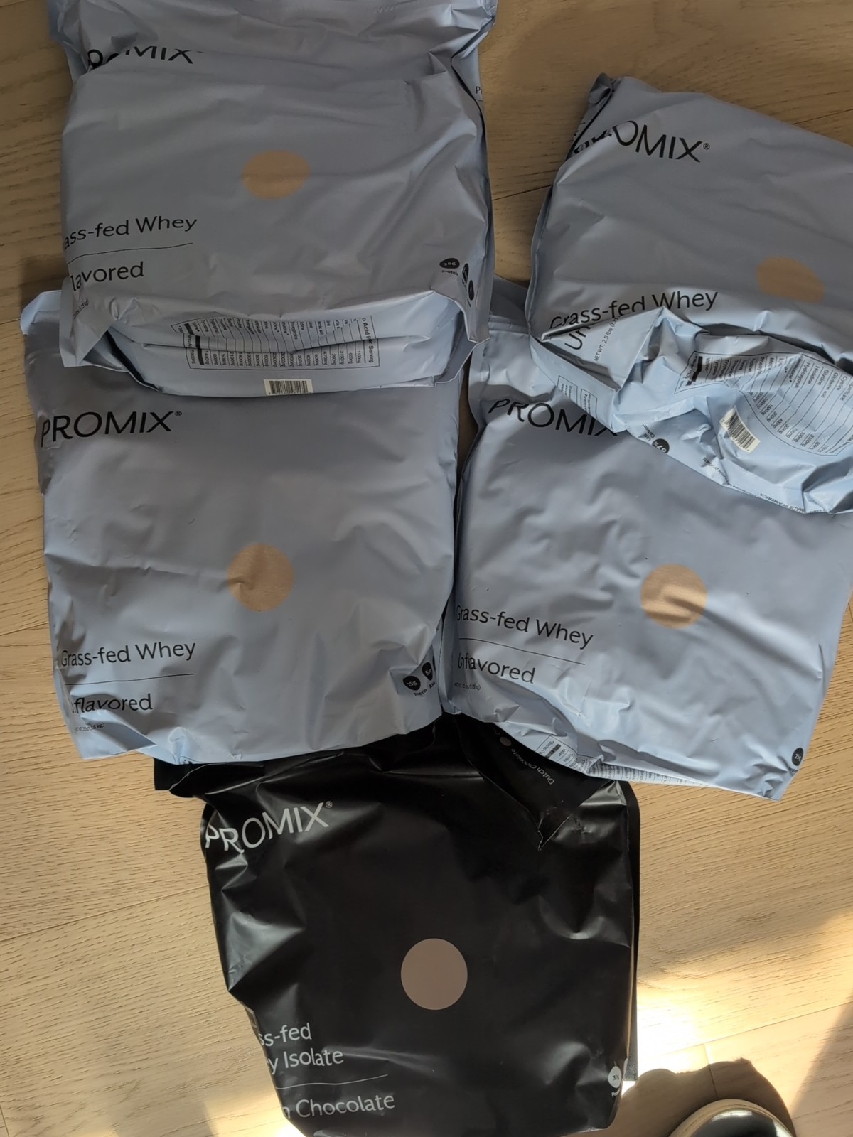 Promix Whey Potein Powder 12.5 Lbs Unflavored Plus Chocolate