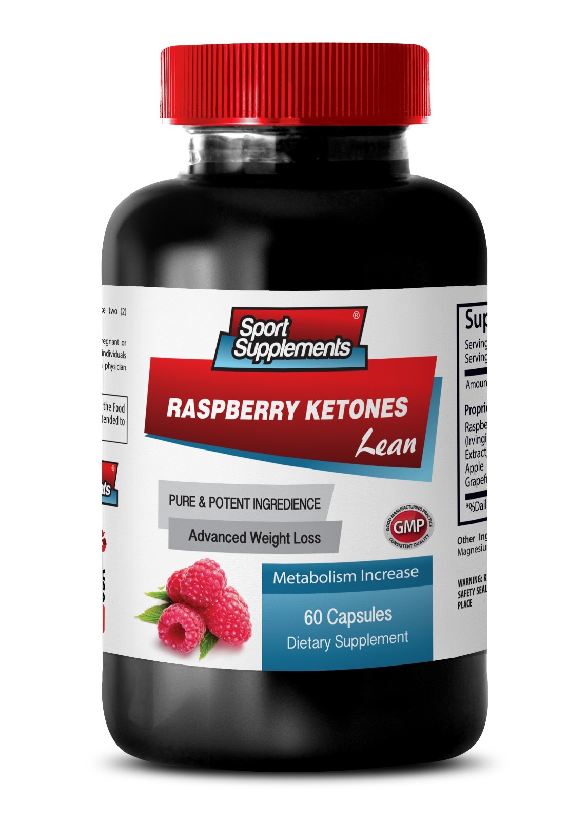Resveratol – Raspberry Ketones Lean 1200mg – Weight Loss Super Strength Pills 1B