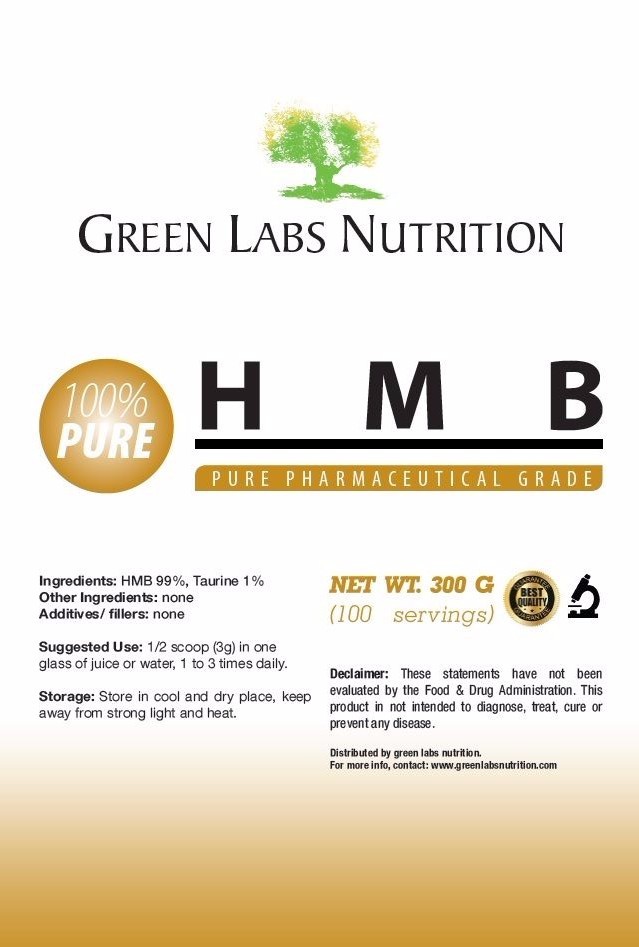 HMB (Hydroxymethylbutyrate) POWDER 300g Lean Body Mass Anabolic Anticatabolic
