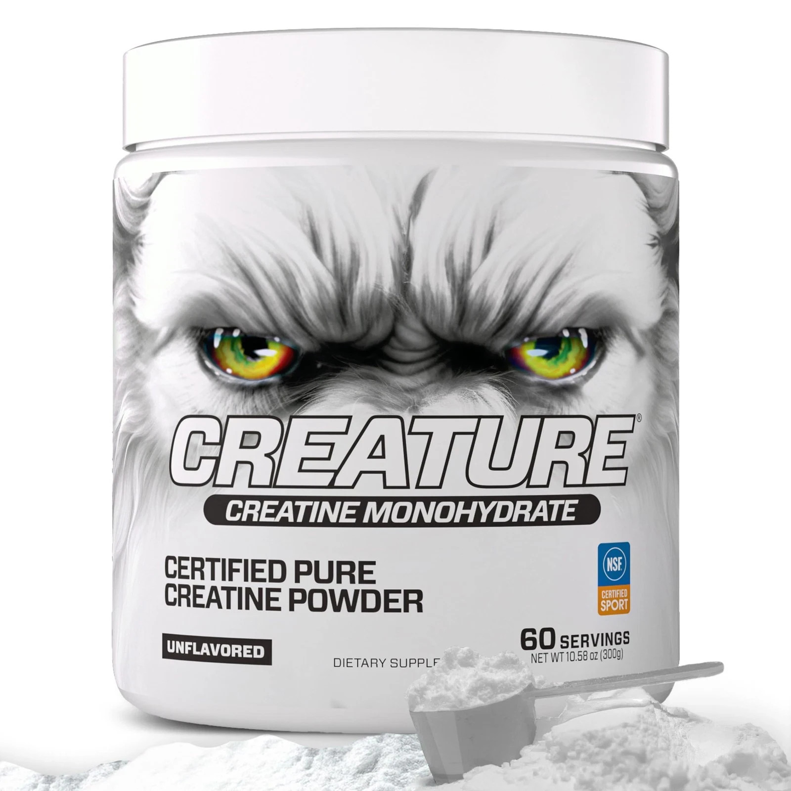 CREATURE® Creatine Monohydrate – NSF Certified for Sport® Tested for 288+ Ban…