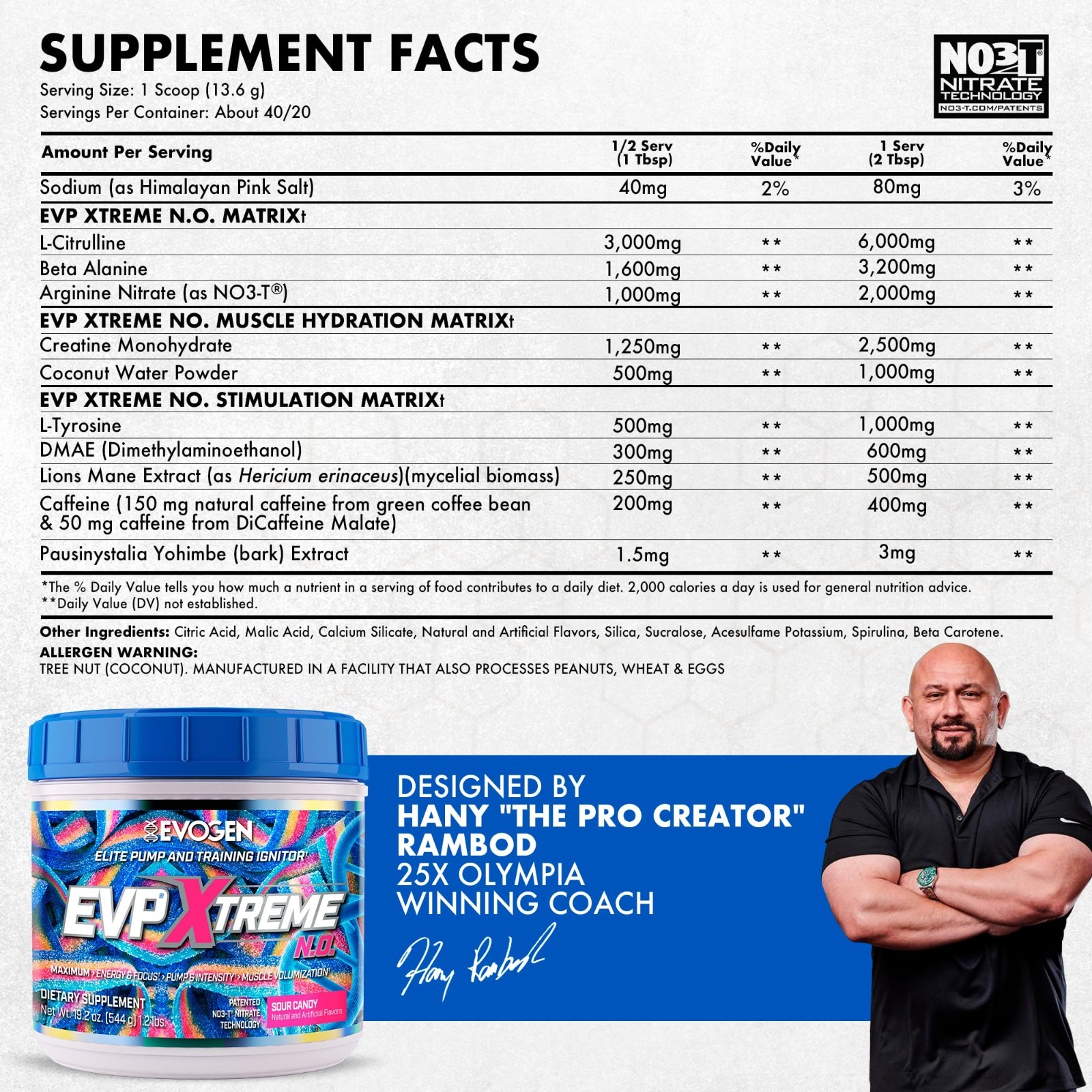 Sugar Free Pre Workout Powder for Energy & Pump | Beta Alanine, Creatine, Caffei