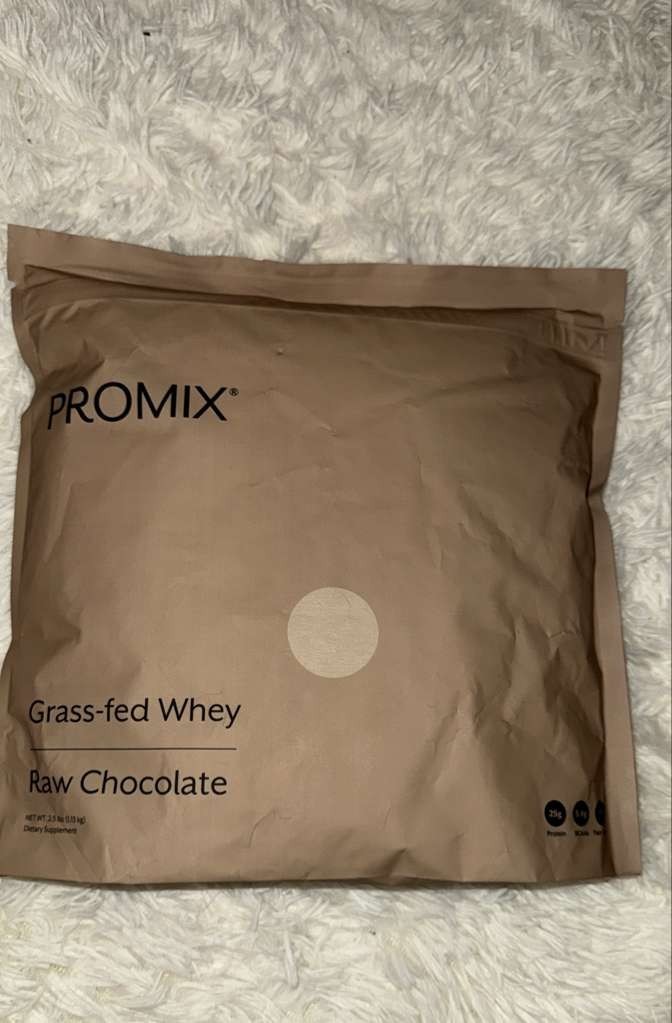 PROMIX Grass Fed Whey Protein Raw Chocolate Powder Supplement