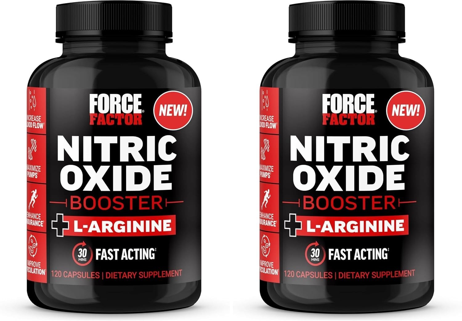 Nitric Oxide Booster 240 Caps – 2 Pack
