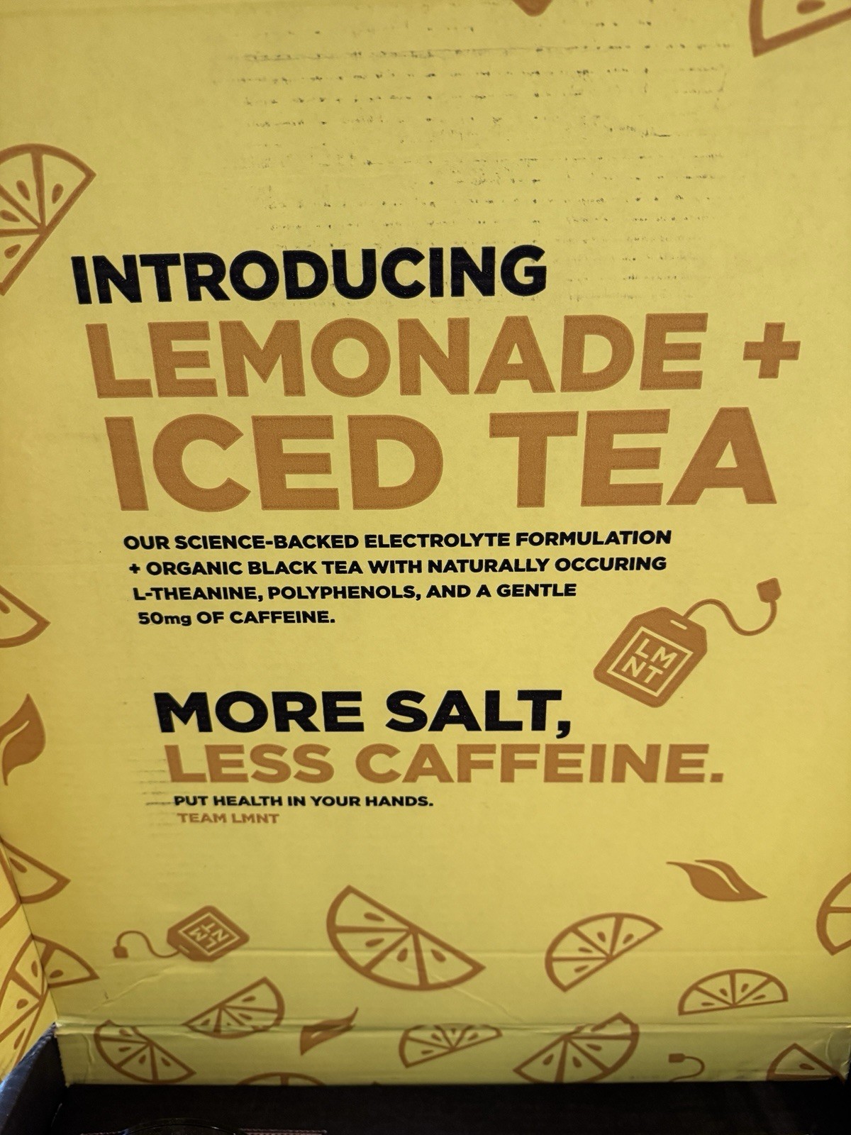 NIB – LMNT Lemonade + Iced Tea Kit: 2 Qt. TAKEYA Pitcher + (4) Branded Cups NEW