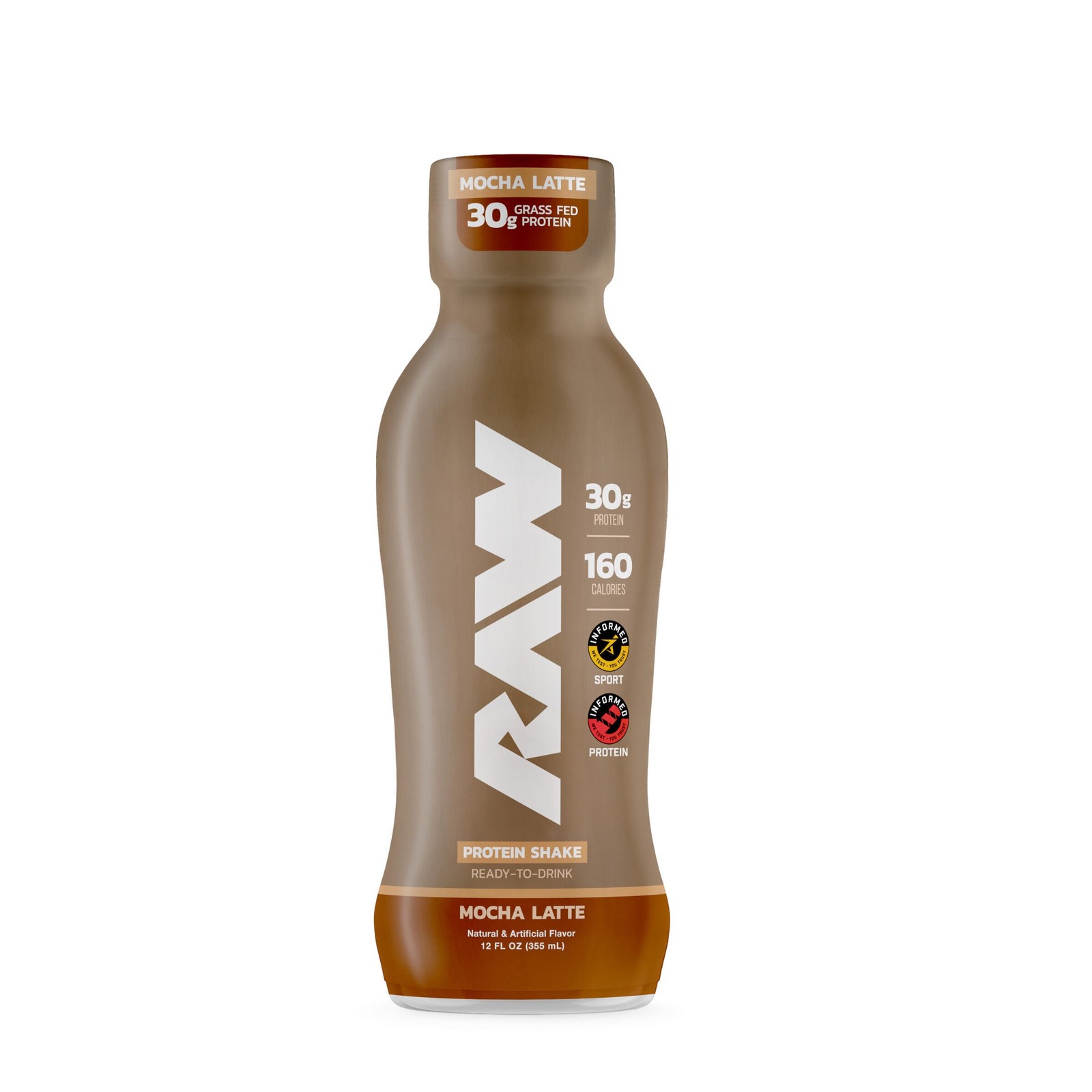 Protein Shake RTD – Mocha Latte – 12 fl oz. (12 Bottles)