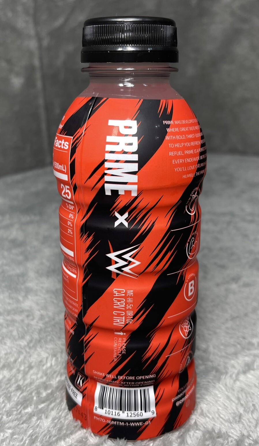 *NEW* WWE Red PRIME Hydration Drink SPECIAL EDITION USA *IN HAND NOW* Wrestling