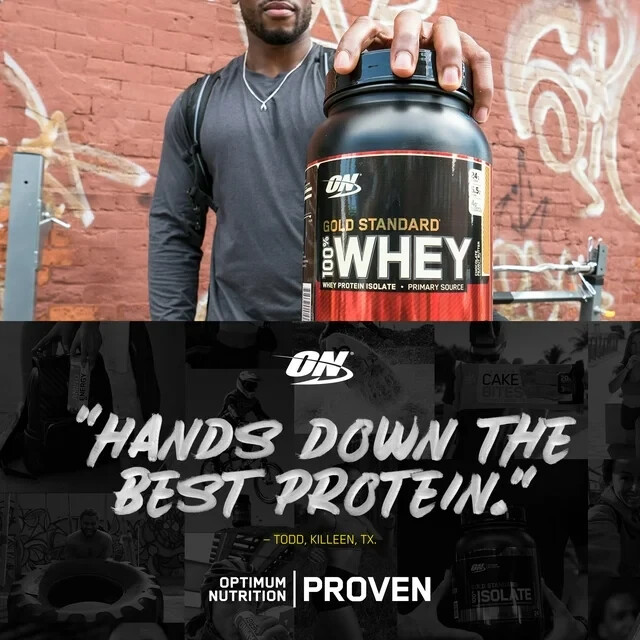 Optimum Nutrition Gold Standard 100% Whey Protein strawberry flavored 900g-2.0lb