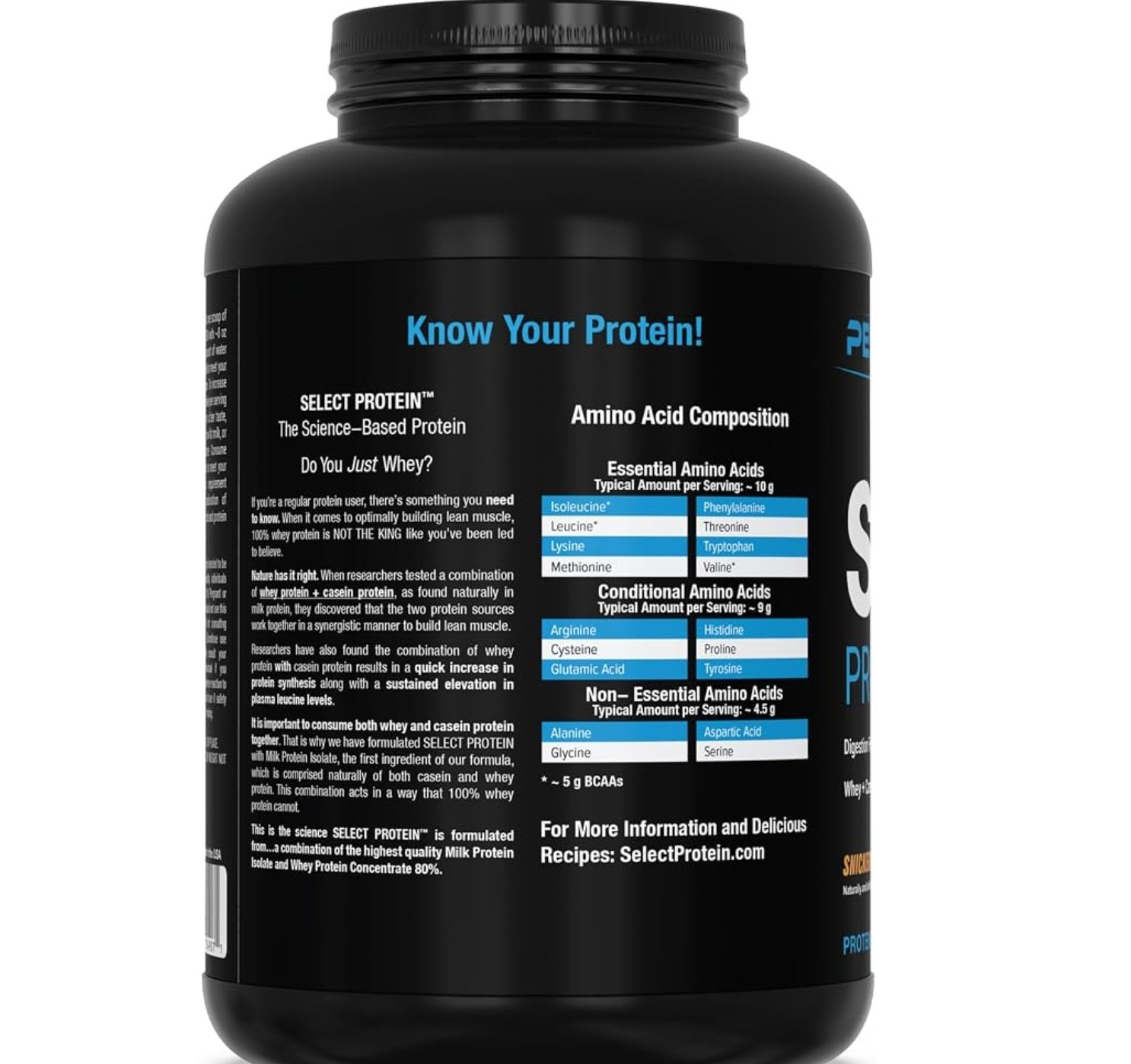 PESCIENCE SELECT PROTEIN Series 4 lb ( 55 Servings ) Snickerdoodle BEST BY 12/26