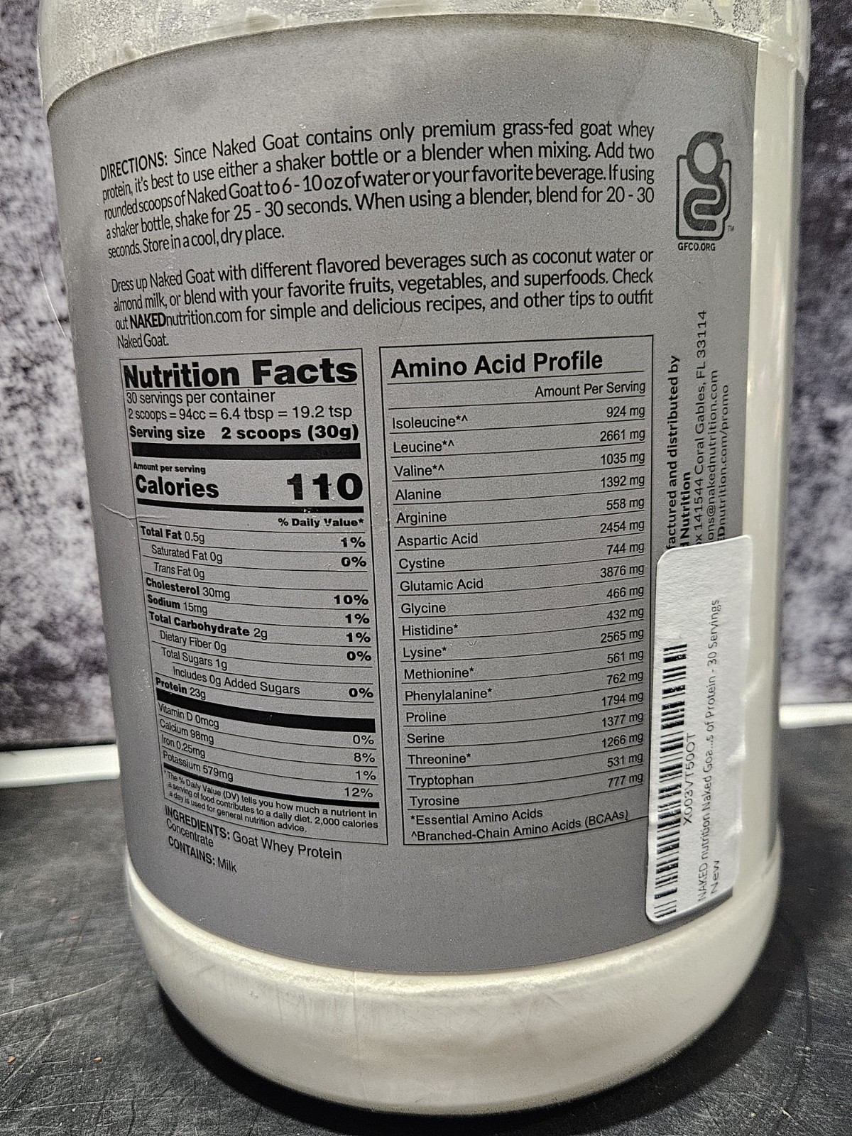 Naked Goat – 100% Pasture Fed Goat Whey Protein Powder from Small-Herd Wisconsin