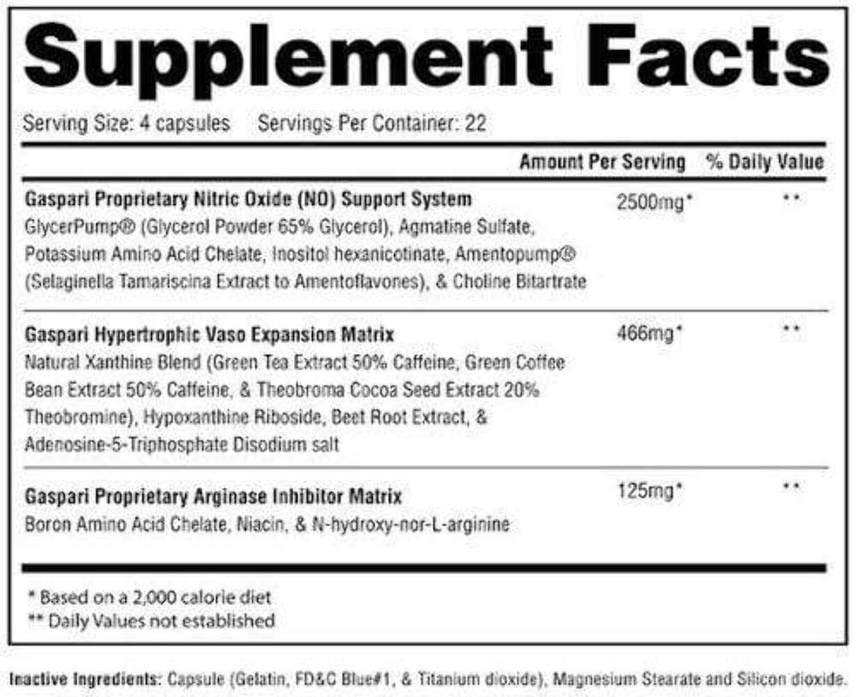 Gaspari Nutrition Plasmajet and Nove-dex XL Muscle Stack with FREE Back Pack