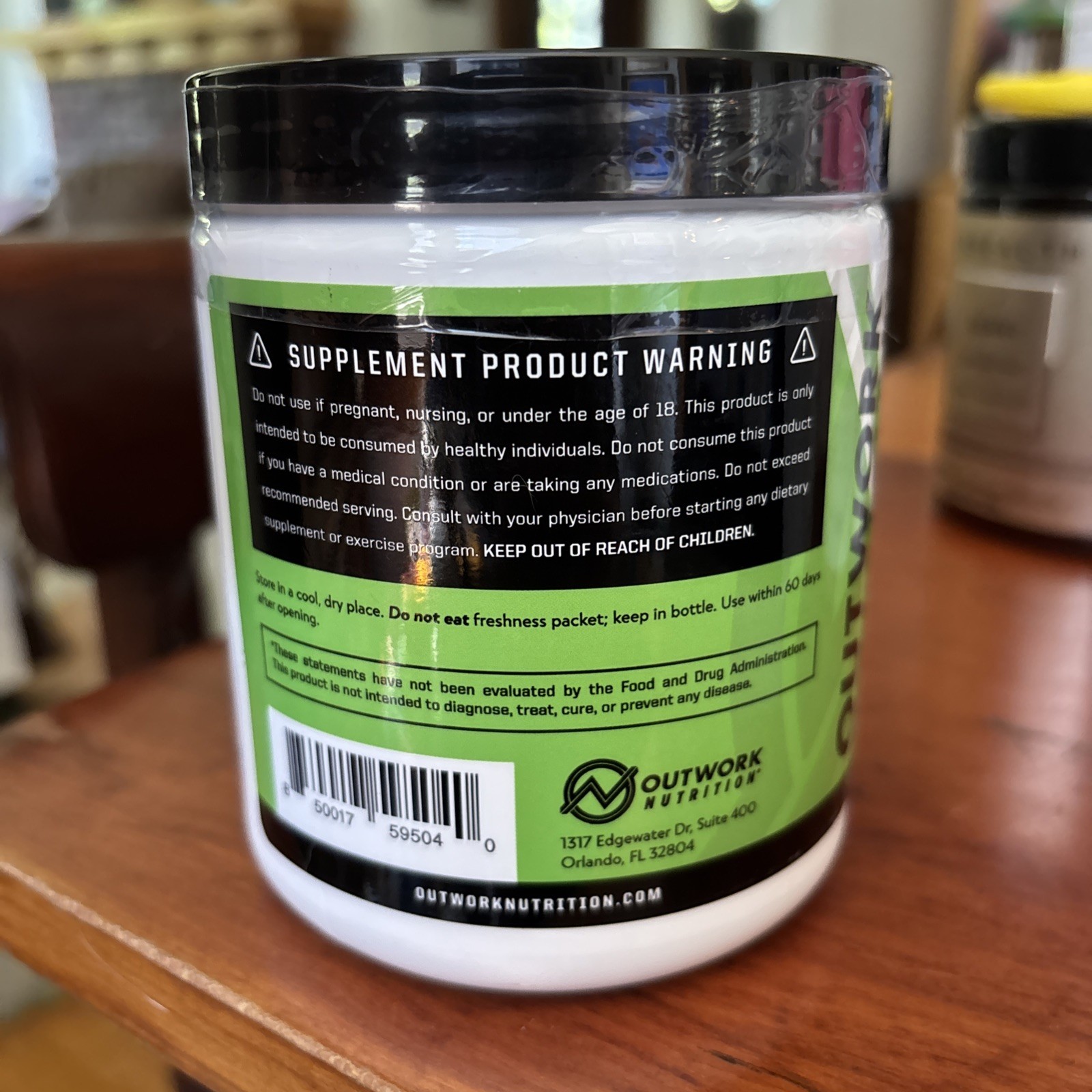 Outwork Nutrition Recovery Green Apple 20 Servings