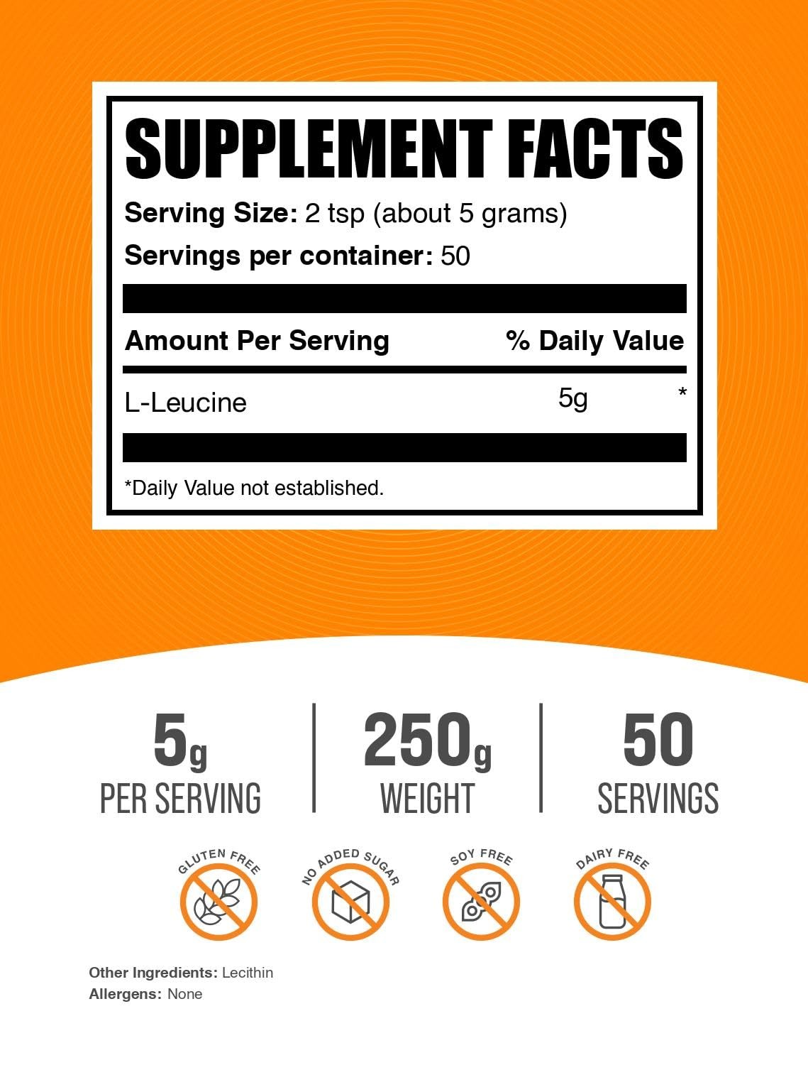 BulkSupplements.com L-Leucine Powder – Amino Acids Supplement – BCAAs Amino