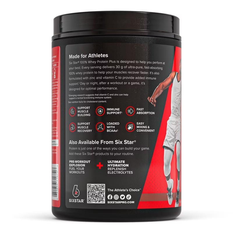 100% Whey Protein Plus – Triple Chocolate: Gluten-Free Muscle Growth Powder