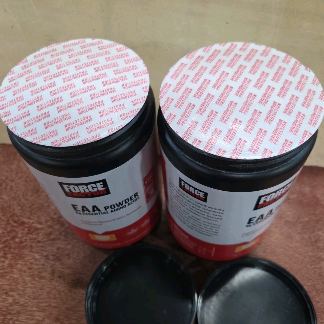 2 x Force Factor Essential Amino Acids Full Spectrum EAAs Powder 10.4 oz