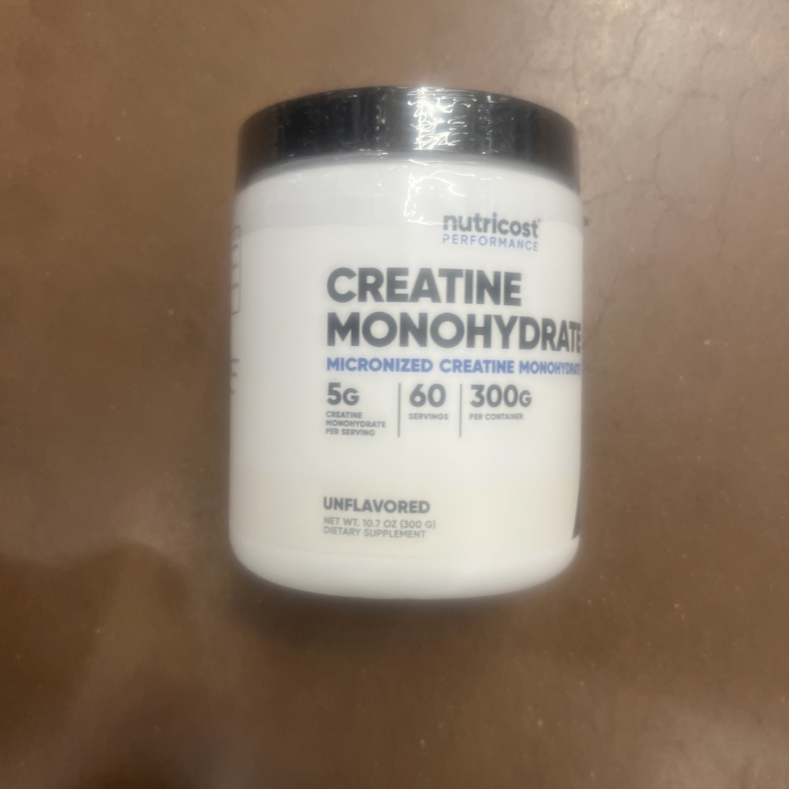 Nutricost Creatine Monohydrate 300 G Powder 60servings (gluten-free, non gmo)