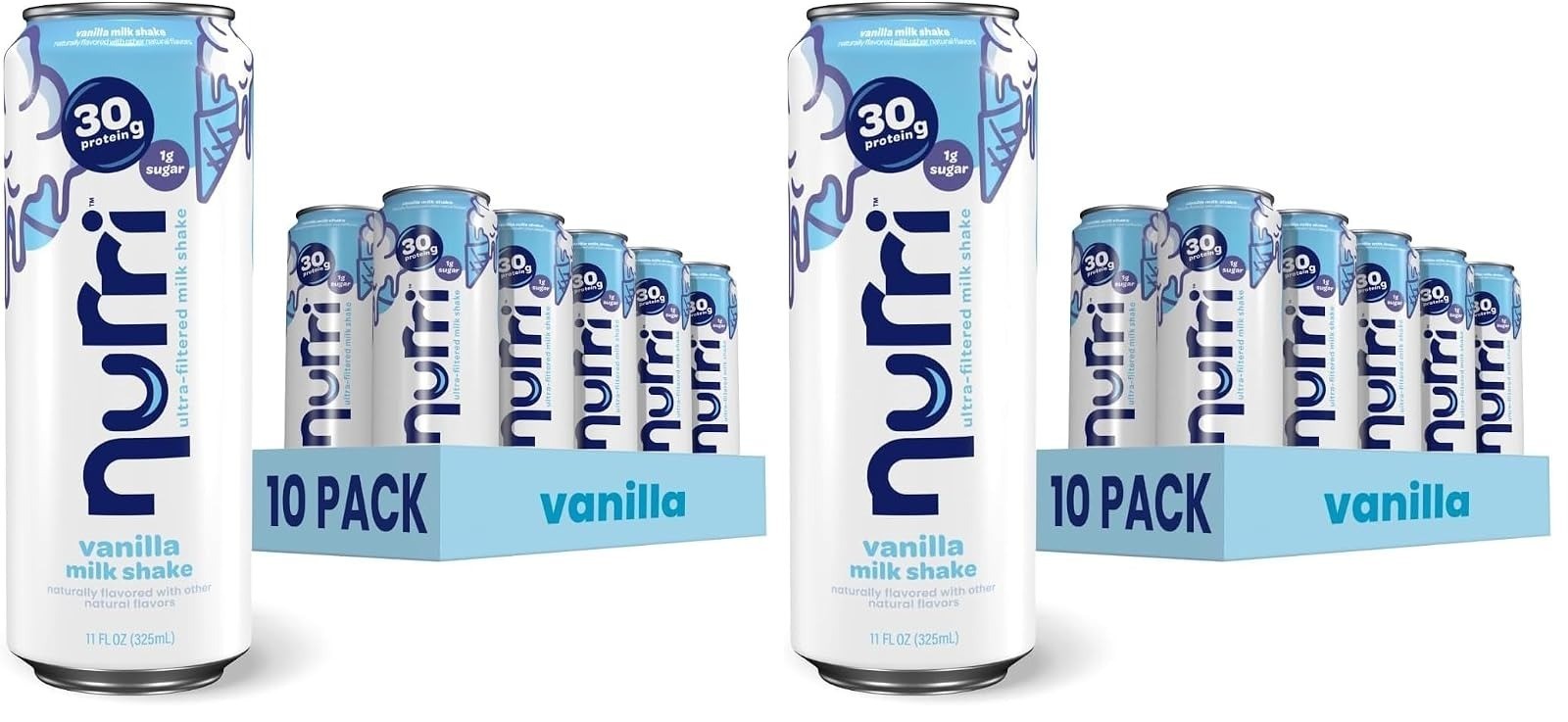 Nurri 30g Protein Ultra Filtered Milk Shake Chocolate 10 Cans