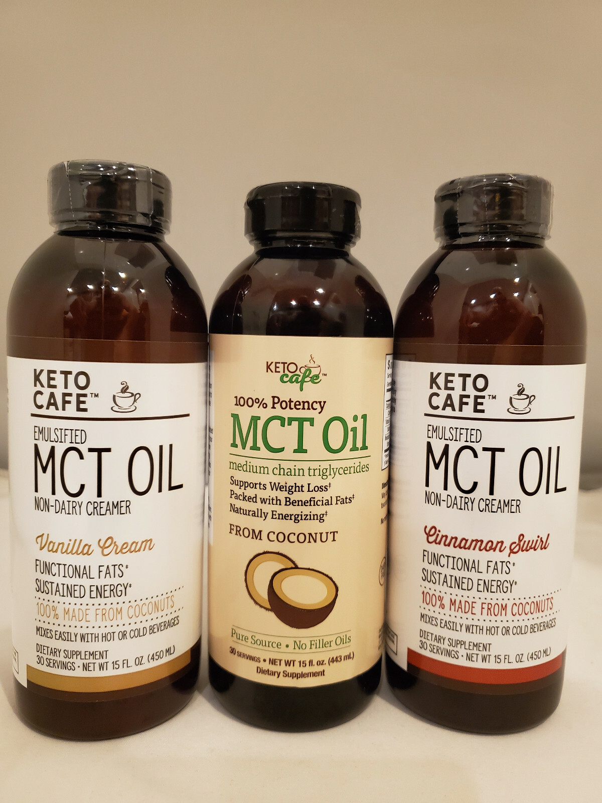 KETO CAFE – MCT OIL 16OZ 3 TO CHOOSE FROM