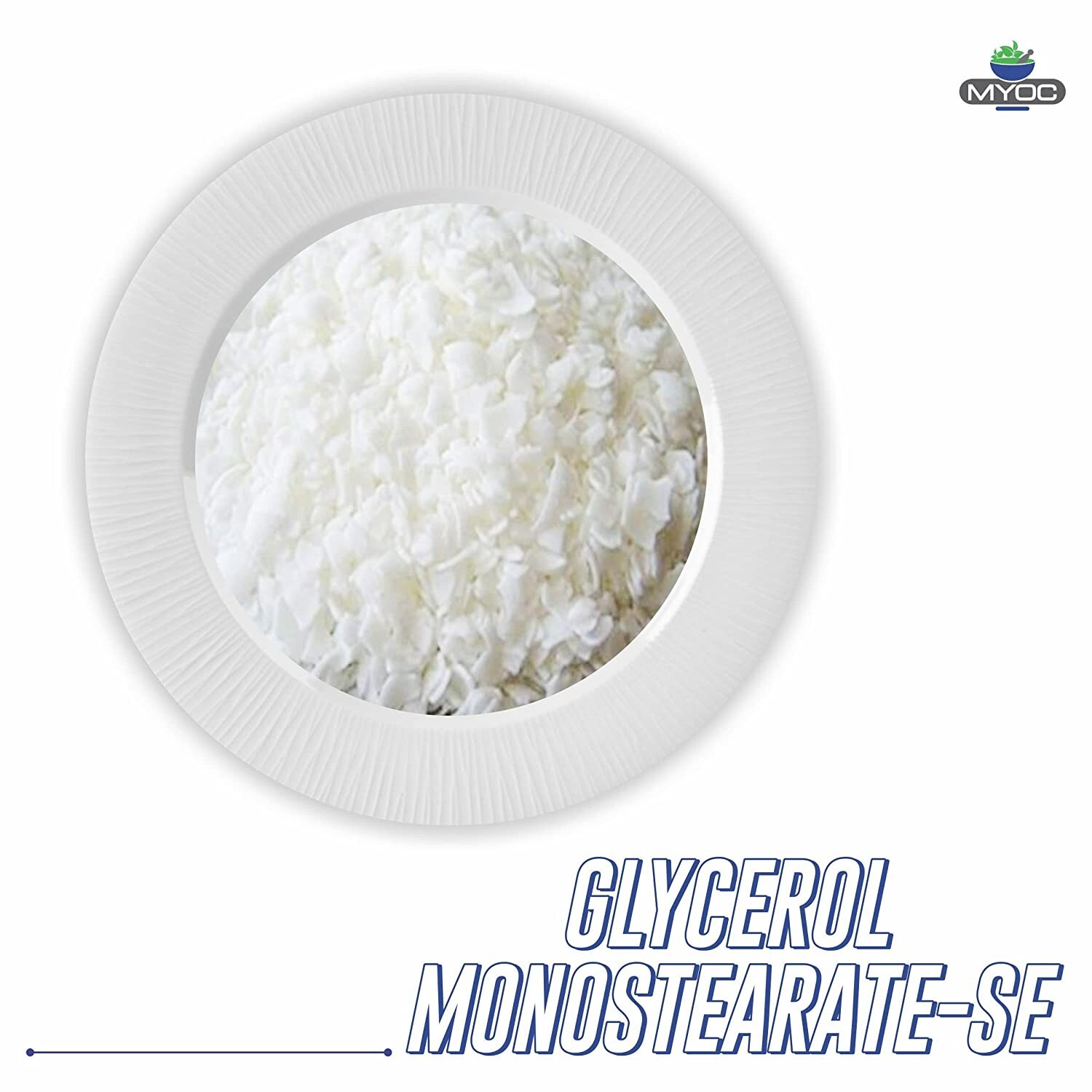 Myoc Glycerol Monostearate- SE- (57g/2oz), Glycerol Monostearate Powder.
