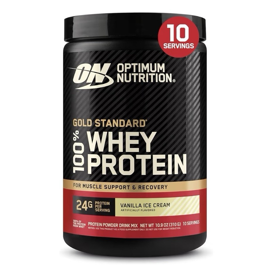 Optimum Nutrition Gold Standard 100% Whey Vanilla Ice Cream 10.9 oz