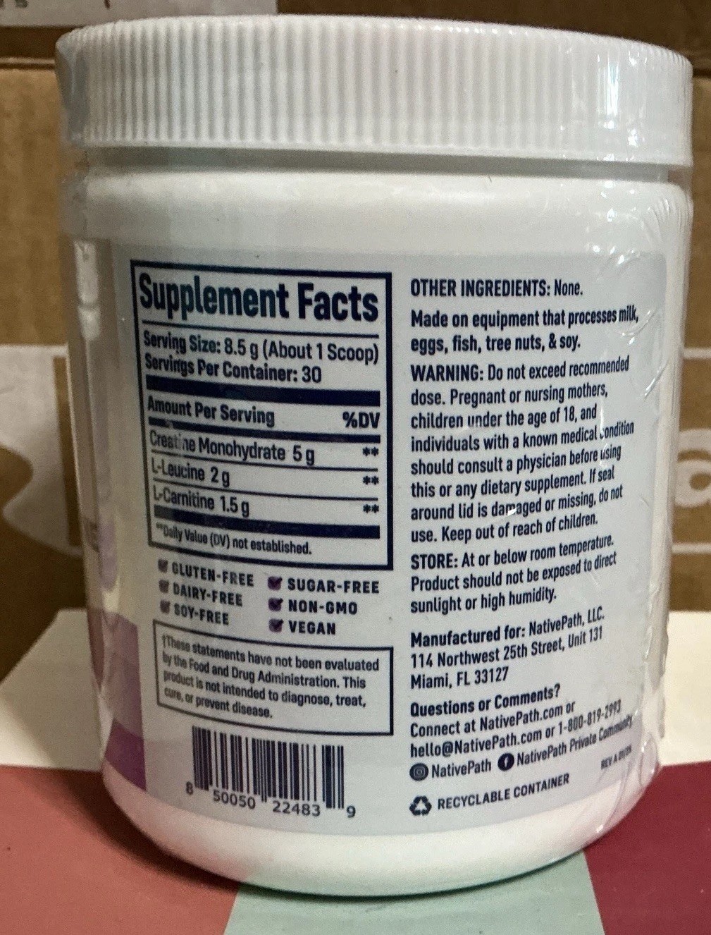 Achieve Your Fitness Goals with Creatine, L-Leucine & L-Carnitine – 30 Servings