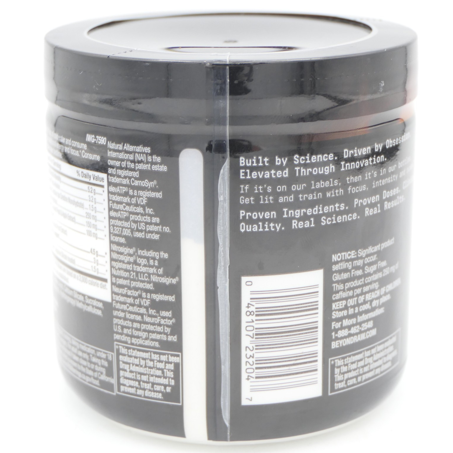 Beyond Raw LIT Clinically Dosed Pre-Workout Strawberry Lemonade 15 Serving 07/27