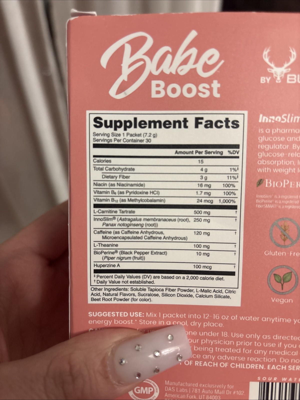 Babe Boost By Bucked Up Sour Watermelon 30 Packets