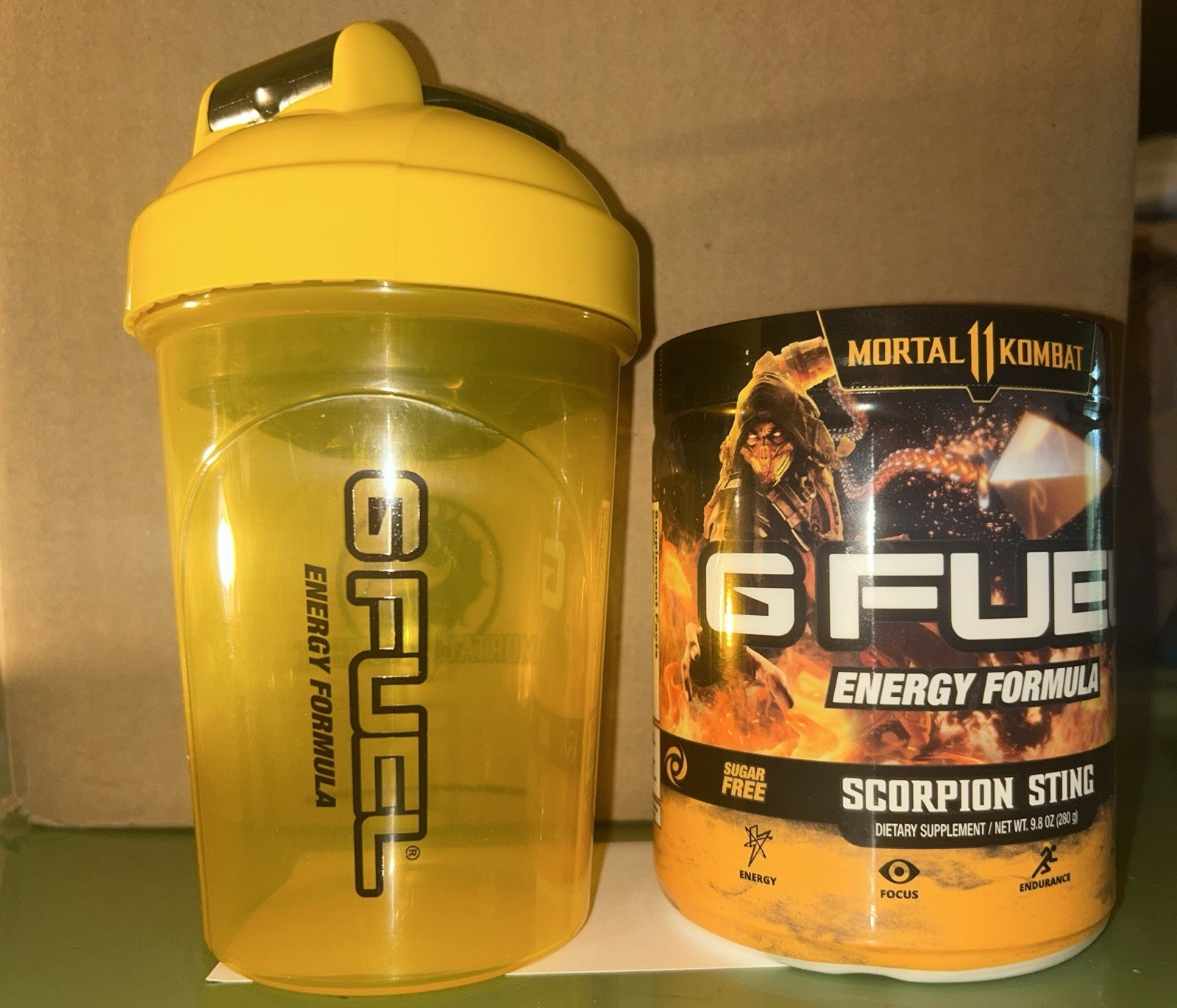 GFUEL Scorpion Sting Collector’s Box BRAND NEW SEALED TUB LIMITED EDITION